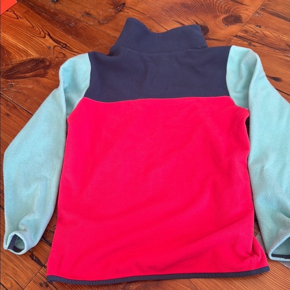 The North Face Girl’s Kids' Pink and Blue Fleece Pullover Sweatshirt Size XL - Picture 8 of 8